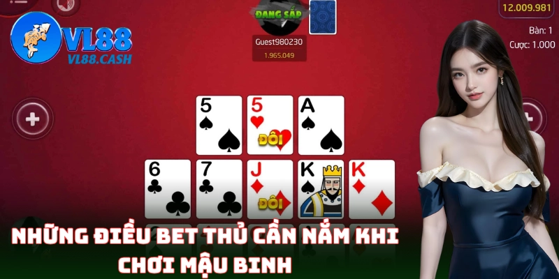 Luật chơi Mậu Binh cơ bản dành cho người mới